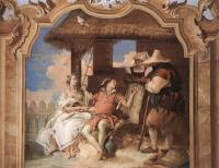 Tiepolo, Giovanni Battista - Villa Valmarana Angelica and Medoro with the Shepherds